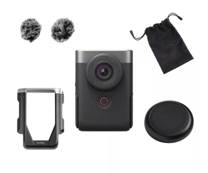 Aparat CANON PowerShot V10 Advanced Vlogging Kit srebrny 5946C005